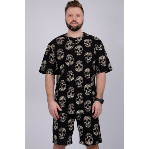 Костюм двойка мужской "Харди 13" кулирка (р-ры: 48-58) черепа Костюм двойка мужской "Харди 13" кулирка (р-ры: 48-58) черепа