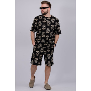 Костюм двойка мужской "Харди 13" кулирка (р-ры: 48-58) черепа Костюм двойка мужской "Харди 13" кулирка (р-ры: 48-58) черепа