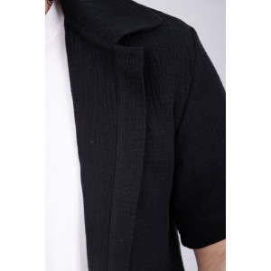 Костюм двойка мужской "Мэтью" муслин (р-ры: 48-58) черный Костюм двойка мужской "Мэтью" муслин (р-ры: 48-58) черный