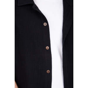 Костюм двойка мужской "Мэтью" муслин (р-ры: 48-58) черный Костюм двойка мужской "Мэтью" муслин (р-ры: 48-58) черный