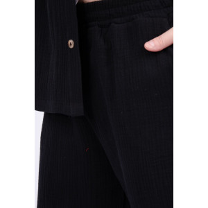 Костюм двойка мужской "Мэтью" муслин (р-ры: 48-58) черный Костюм двойка мужской "Мэтью" муслин (р-ры: 48-58) черный