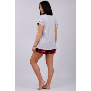 Пижама женская "Мореллино" кулирка (р-ры: 44-52) Пижама женская "Мореллино" кулирка (р-ры: 44-52)