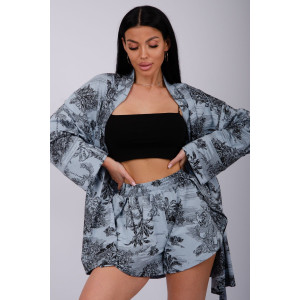 Пижама женская "Диор" кулирка (р-ры: 44-54) Пижама женская "Диор" кулирка (р-ры: 44-54)