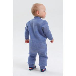 Комбинезон детский 2452-Фут "Футер" футер 3-х нитка с начёсом (р-ры: 68-86) индиго Комбинезон детский 2452-Фут "Футер" футер 3-х нитка с начёсом (р-ры: 68-86) индиго