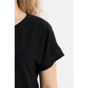 Костюм двойка женский К-067 вискоза-жаккард (р-ры: 46-56) черный