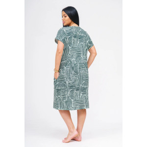 Туника женская "Грета" кулирка (р-ры: 50-60) зеленый Туника женская "Грета" кулирка (р-ры: 50-60) зеленый