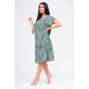 Туника женская "Грета" кулирка (р-ры: 50-60) зеленый Туника женская "Грета" кулирка (р-ры: 50-60) зеленый