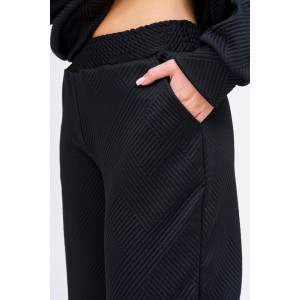 Костюм двойка женский "Марго" 3D ткань (р-ры: 44-54) черный