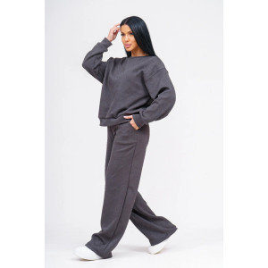 Костюм двойка женский "Марго" 3D ткань (р-ры: 44-54) графит