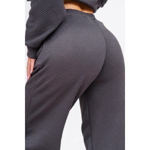 Костюм двойка женский "Марго" 3D ткань (р-ры: 44-54) графит