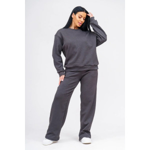 Костюм двойка женский "Марго" 3D ткань (р-ры: 44-54) графит