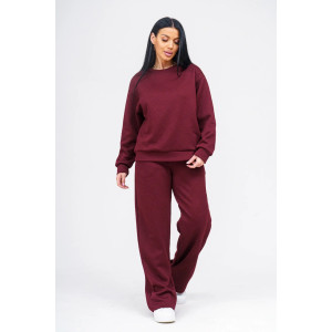 Костюм двойка женский "Марго" 3D ткань (р-ры: 44-54) бордо