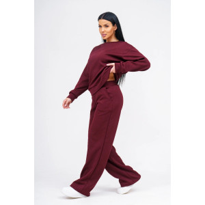 Костюм двойка женский "Марго" 3D ткань (р-ры: 44-54) бордо