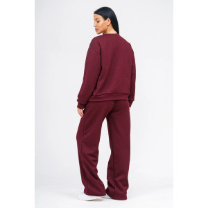 Костюм двойка женский "Марго" 3D ткань (р-ры: 44-54) бордо