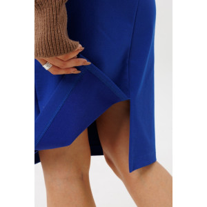 Юбка женская Ю20 (74 см) футер с лайкрой (р-ры: 46-66) электрик