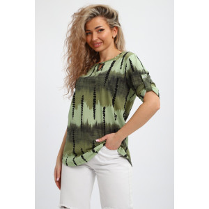 Туника женская "Вероника" М386 кулирка (р-ры: 46-60) зеленый Туника женская "Вероника" М386 кулирка (р-ры: 46-60) зеленый
