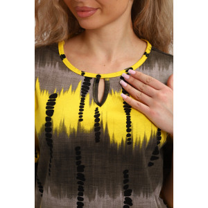 Туника женская "Вероника" М386 кулирка (р-ры: 46-60) желтый Туника женская "Вероника" М386 кулирка (р-ры: 46-60) желтый