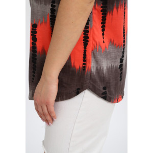 Туника женская "Вероника" М386 кулирка (р-ры: 46-60) красный Туника женская "Вероника" М386 кулирка (р-ры: 46-60) красный