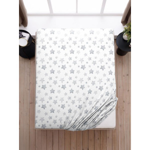 Набор простыней на резинке бязь "Старс" осн. Набор простыней на резинке бязь "Старс" осн.