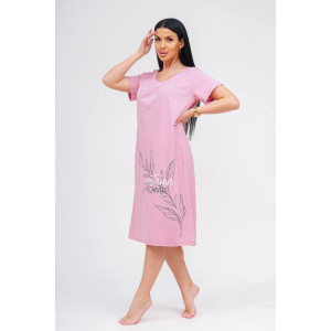 Сорочка женская "Дарина" кулирка (р-ры: 48-62) сухая роза Сорочка женская "Дарина" кулирка (р-ры: 48-62) сухая роза