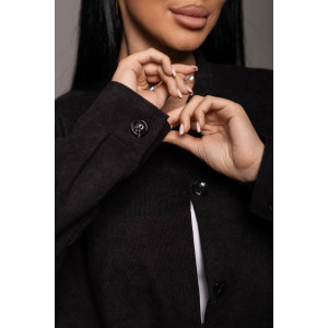 Бомбер женский 2167 вельвет (р-ры: 48-58) черный Бомбер женский 2167 вельвет (р-ры: 48-58) черный