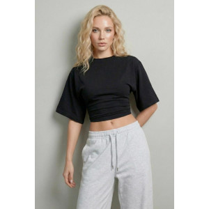 Футболка женская "Бриз Ч" фуллайкра (р-ры: 38-50) черный Футболка женская "Бриз Ч" фуллайкра (р-ры: 38-50) черный