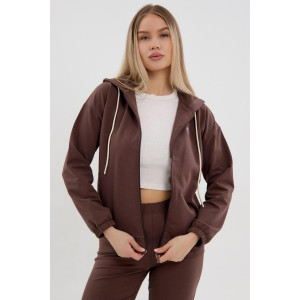 Костюм двойка женский "Бетти К" футер 2-х нитка (р-ры: 44-58) коричневый