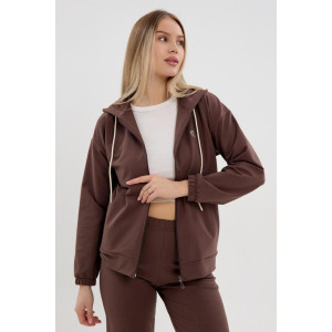 Костюм двойка женский "Бетти К" футер 2-х нитка (р-ры: 44-58) коричневый