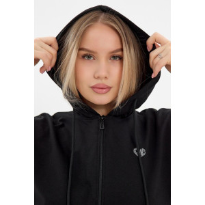 Костюм двойка женский "Бетти Ч" футер 2-х нитка (р-ры: 44-58) черный