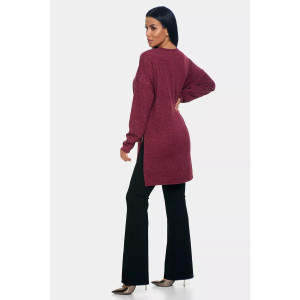 Джемпер женский "Ева" ангора-софт (р-ры: 46-72) бордовый Джемпер женский "Ева" ангора-софт (р-ры: 46-72) бордовый