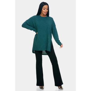 Джемпер женский "Ева" ангора-софт (р-ры: 46-72) зеленый Джемпер женский "Ева" ангора-софт (р-ры: 46-72) зеленый