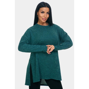Джемпер женский "Ева" ангора-софт (р-ры: 46-72) зеленый Джемпер женский "Ева" ангора-софт (р-ры: 46-72) зеленый