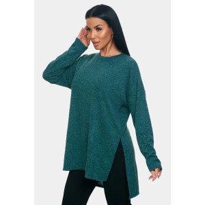 Джемпер женский "Ева" ангора-софт (р-ры: 46-72) зеленый Джемпер женский "Ева" ангора-софт (р-ры: 46-72) зеленый