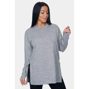 Джемпер женский "Ева" ангора-софт (р-ры: 46-72) серый Джемпер женский "Ева" ангора-софт (р-ры: 46-72) серый