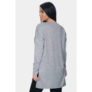 Джемпер женский "Ева" ангора-софт (р-ры: 46-72) серый Джемпер женский "Ева" ангора-софт (р-ры: 46-72) серый