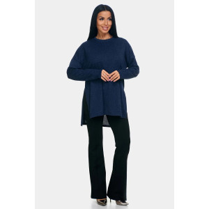 Джемпер женский "Ева" ангора-софт (р-ры: 46-72) синий Джемпер женский "Ева" ангора-софт (р-ры: 46-72) синий