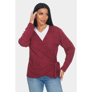 Джемпер женский "Эмма" ангора-софт (р-ры: 46-64) бордовый Джемпер женский "Эмма" ангора-софт (р-ры: 46-64) бордовый