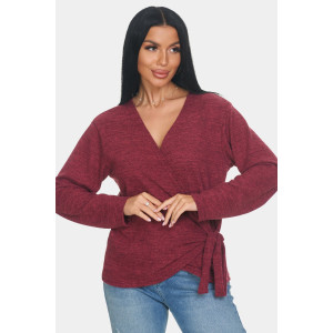 Джемпер женский "Эмма" ангора-софт (р-ры: 46-64) бордовый Джемпер женский "Эмма" ангора-софт (р-ры: 46-64) бордовый