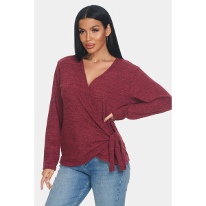 Джемпер женский "Эмма" ангора-софт (р-ры: 46-64) бордовый Джемпер женский "Эмма" ангора-софт (р-ры: 46-64) бордовый