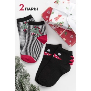Носки детские "Гоша" - упаковка 2 пары чёрный