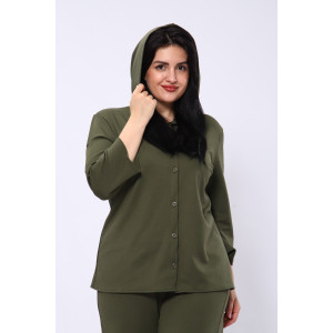 Костюм двойка женский №31834 академик (последний размер) хаки 60 Костюм двойка женский №31834 академик (последний размер) хаки 60