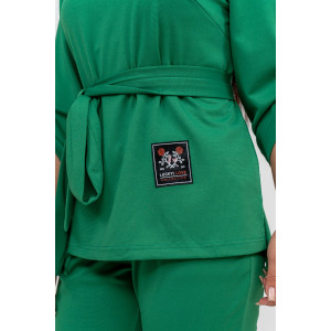 Костюм двойка женский №31852 барби (последний размер) зеленый 52,54,58 Костюм двойка женский №31852 барби (последний размер) зеленый 52,54,58