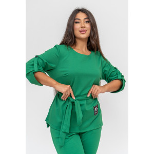 Костюм двойка женский №31852 барби (последний размер) зеленый 52,54,58 Костюм двойка женский №31852 барби (последний размер) зеленый 52,54,58