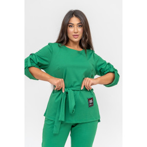 Костюм двойка женский №31852 барби (последний размер) зеленый 52,54,58 Костюм двойка женский №31852 барби (последний размер) зеленый 52,54,58