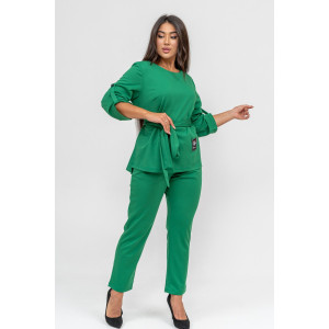 Костюм двойка женский №31852 барби (последний размер) зеленый 52,54,58 Костюм двойка женский №31852 барби (последний размер) зеленый 52,54,58