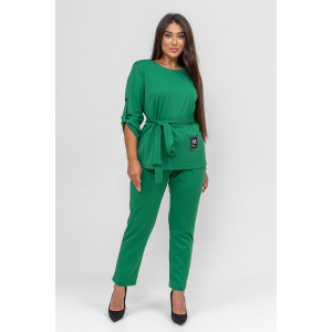 Костюм двойка женский №31852 барби (последний размер) зеленый 52,54,58 Костюм двойка женский №31852 барби (последний размер) зеленый 52,54,58