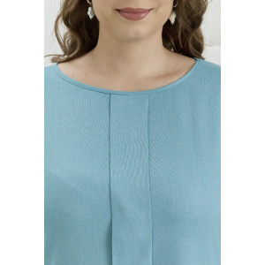 Платье женское "Скарлет" плательная ткань (р-ры: 48-58) бирюзовый