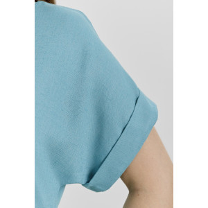 Платье женское "Скарлет" плательная ткань (р-ры: 48-58) бирюзовый