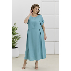 Платье женское "Скарлет" плательная ткань (р-ры: 48-58) бирюзовый