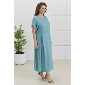Платье женское "Скарлет" плательная ткань (р-ры: 48-58) бирюзовый